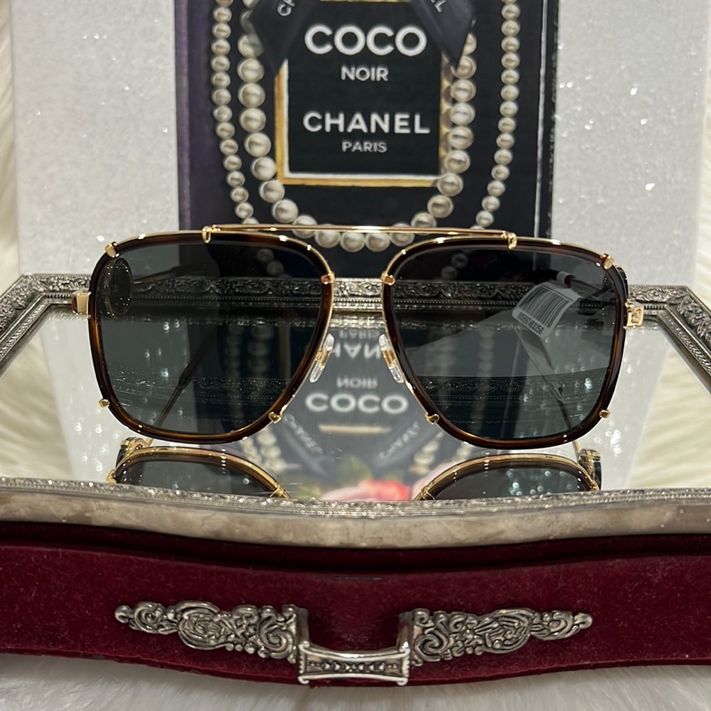 🖤Versace Sunglasses VE2233 147087 Havana Dark Gray
